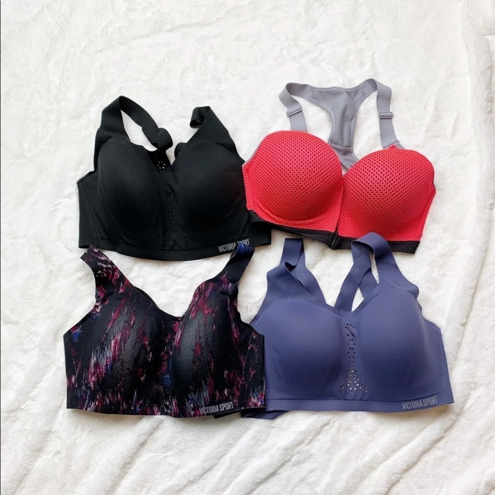 Bundle of (4) Victoria Secret Sports Bras!